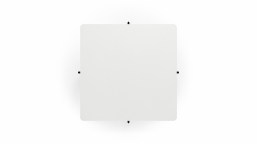 Couchtisch Enno - LBH ca. 63x63x40 cm, MDF, Weiß