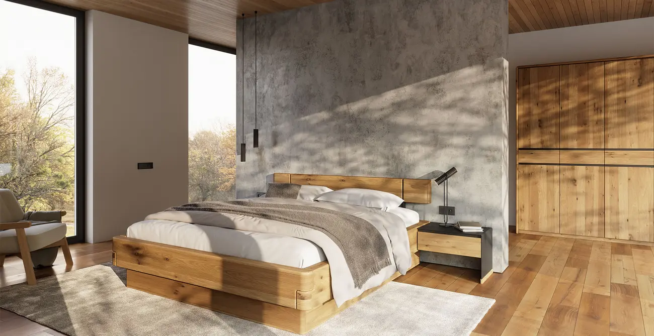 Massivholzmöbel für ein gesundes Raumklima.